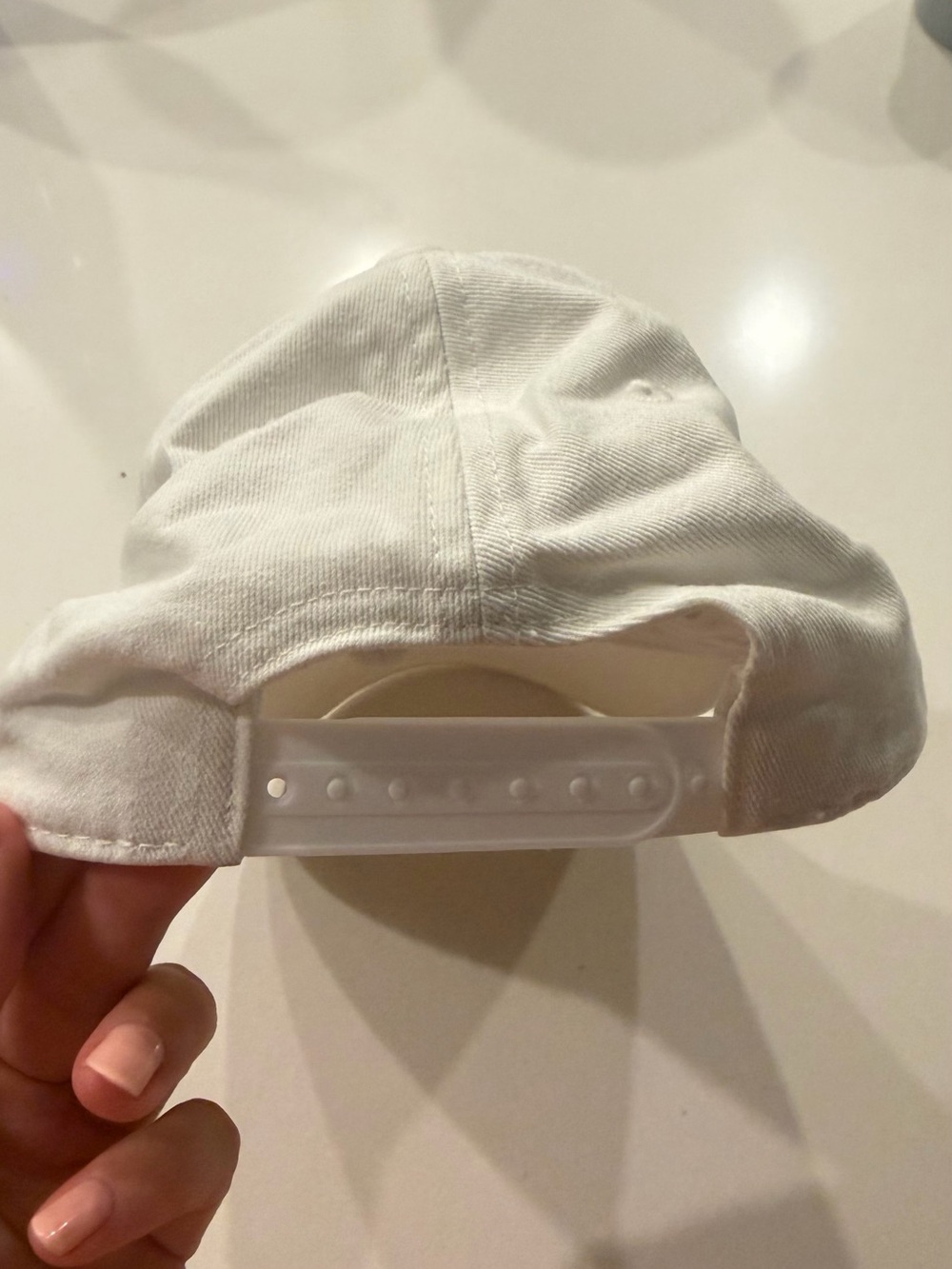 Golden Goose White Adjustable Baseball Cap